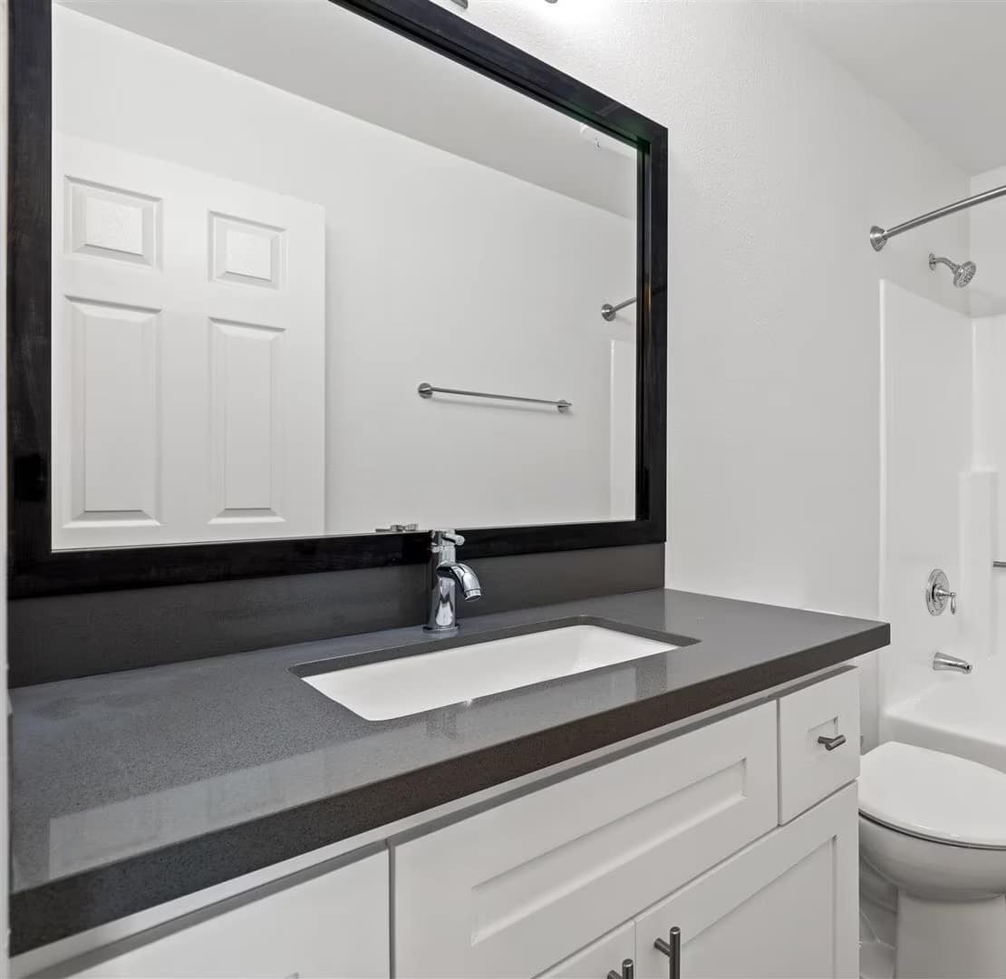 black smoke mirror frame