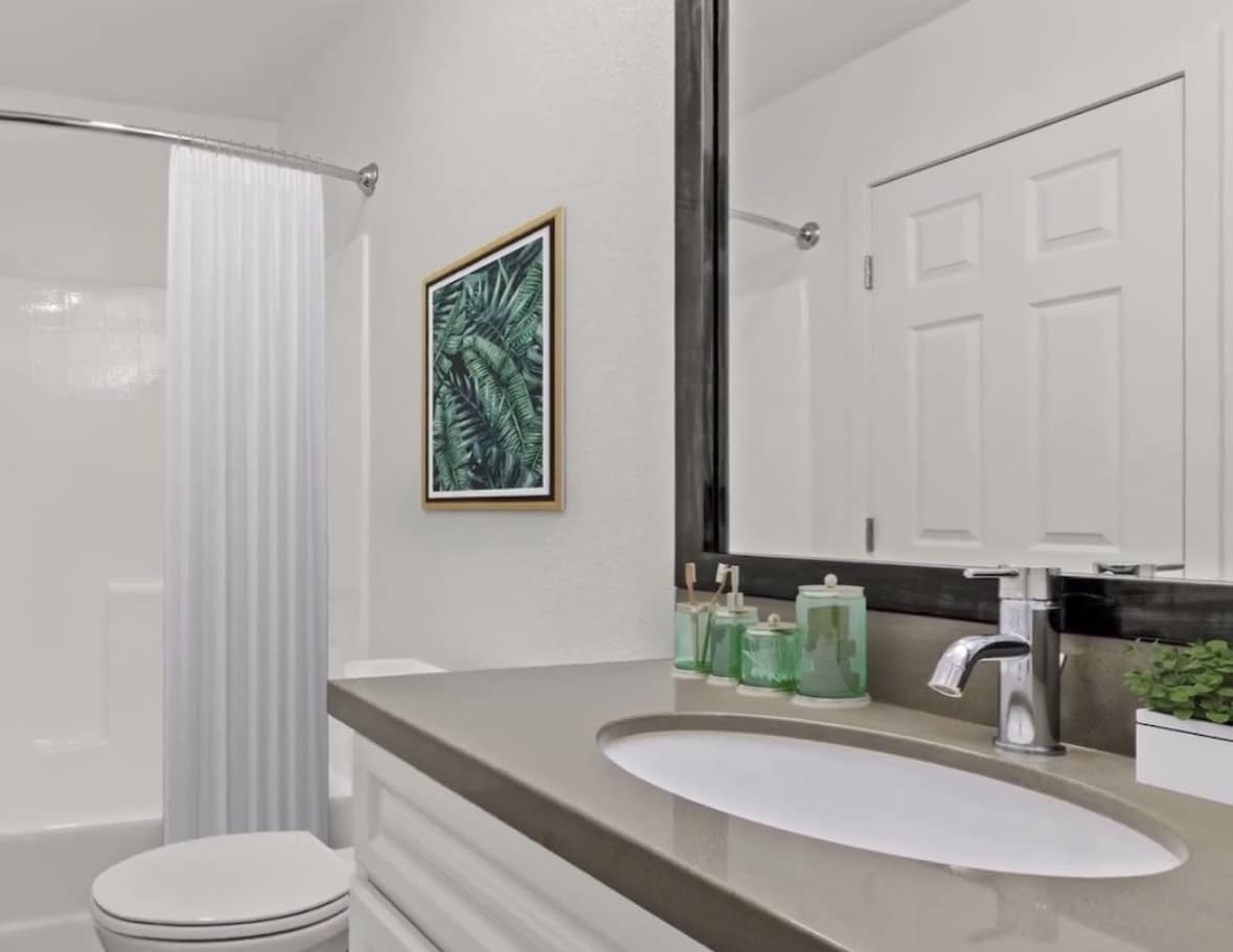 black smoke mirror frame