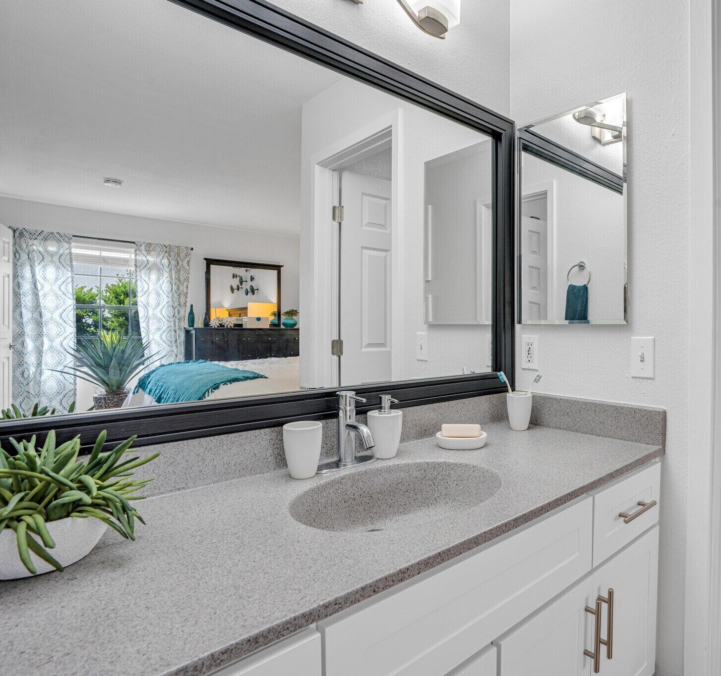 Obsidian Oak Mirror Frame