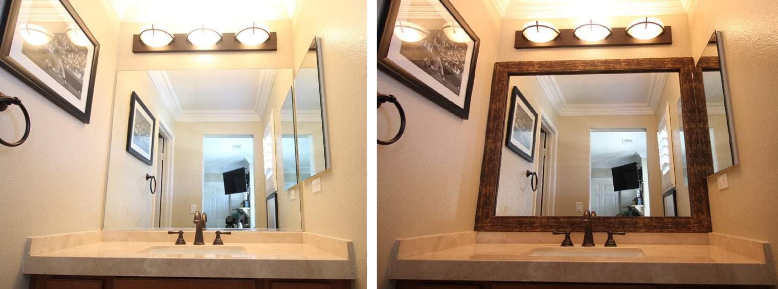 Neo Solano Mirror Frame in Gold