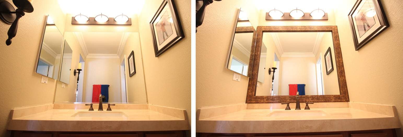 Neo Solano Mirror Frame in Gold