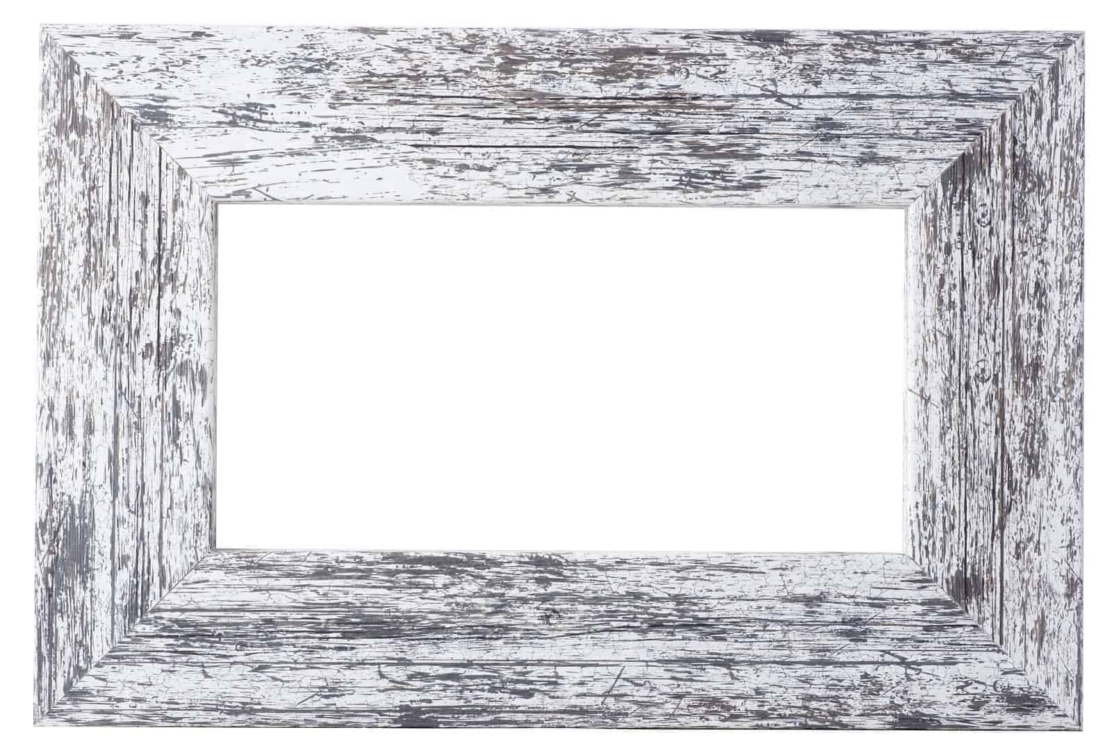 American Barn Mirror Frame in White