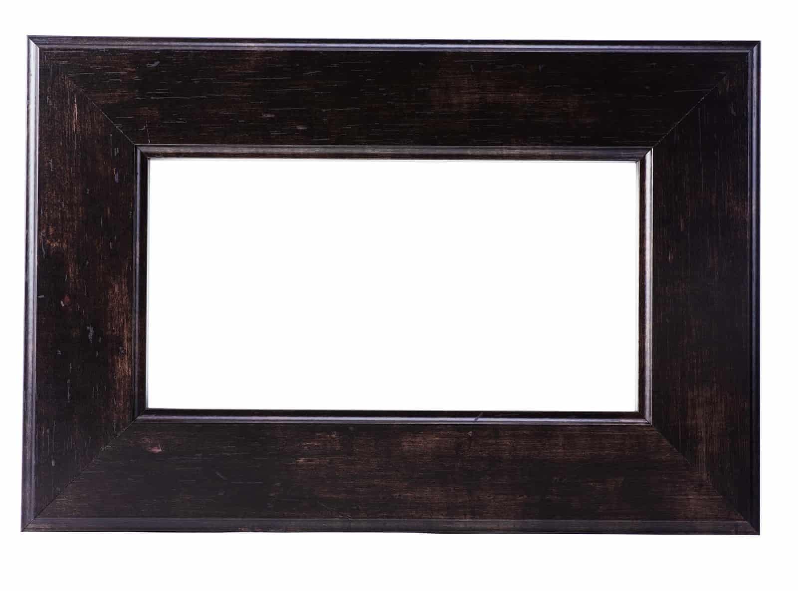 Hudson Walnut Espresso Mirror Frame