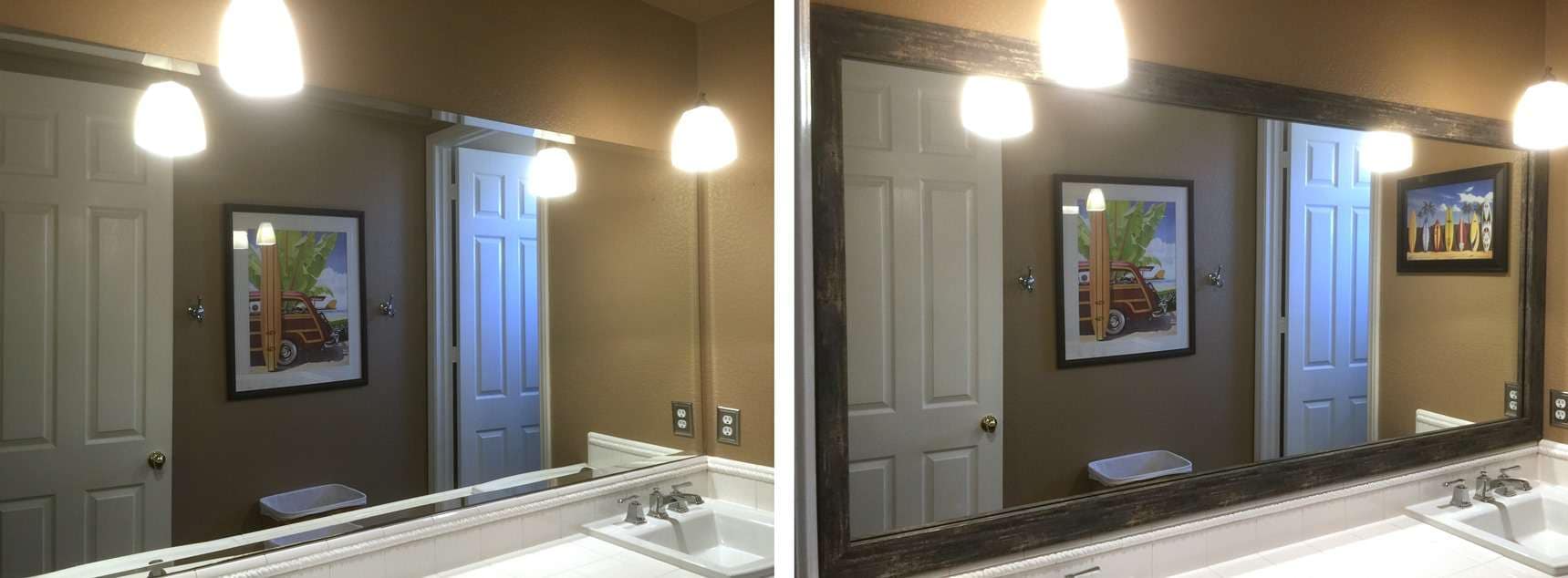 Neo Solano Mirror Frame in Antique Silver