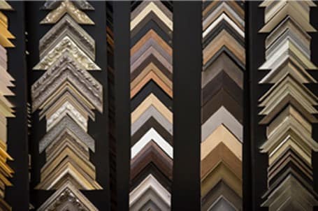 choose a frame for custom framed mirrors