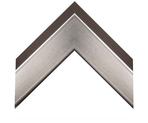 Moderna Bevel Stainless Mirror Frame