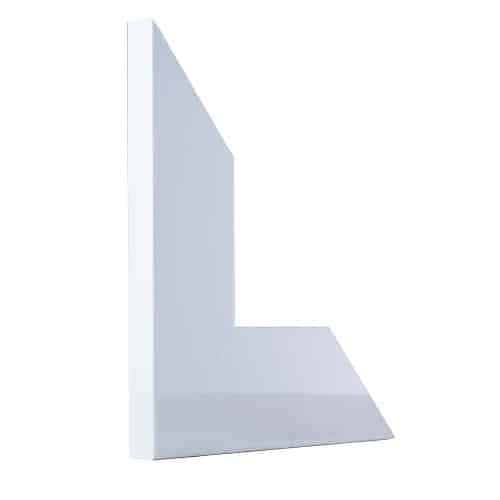 Liquid White Mirror Frame