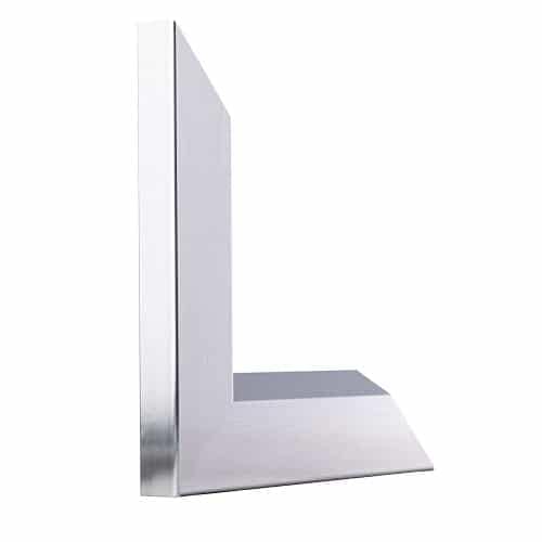 Moderna Brushed Silver Beveled Mirror Frame