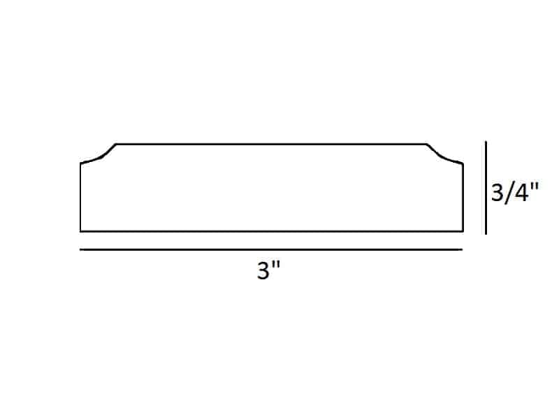 Hudson Walnut Mirror Frame Silhouette