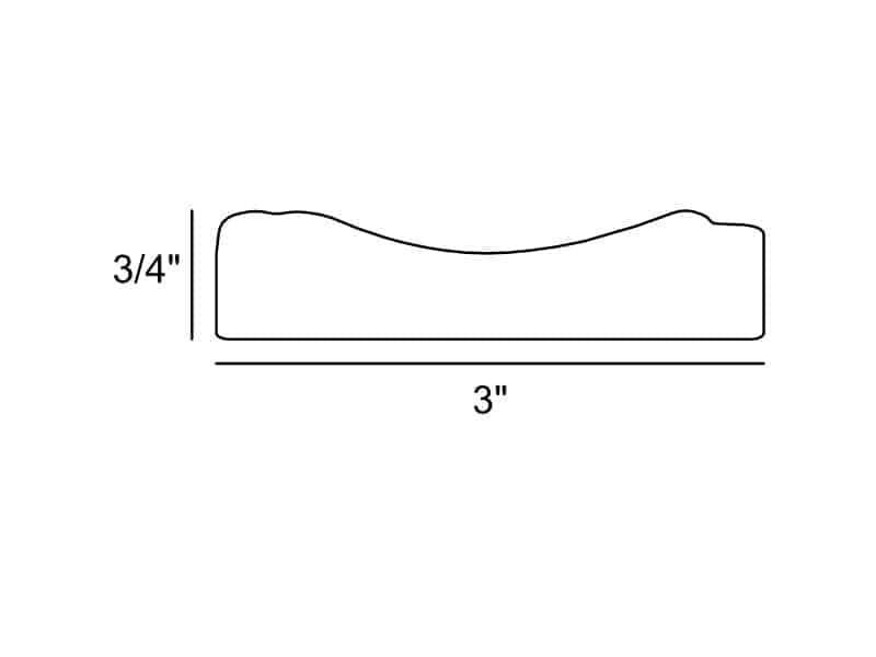 Laguna mirror frame silhouette.